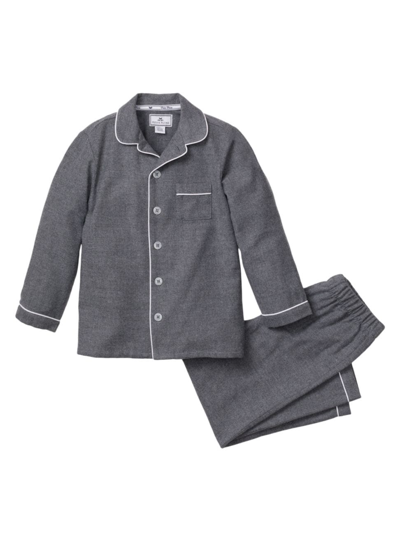Petite Plume Baby's, Little Kid's & Kid's Flannel Pajama Set In Grey