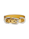 GIVENCHY WOMEN'S VOYOU BRACELET IN LAMINATED LEATHER AND METAL