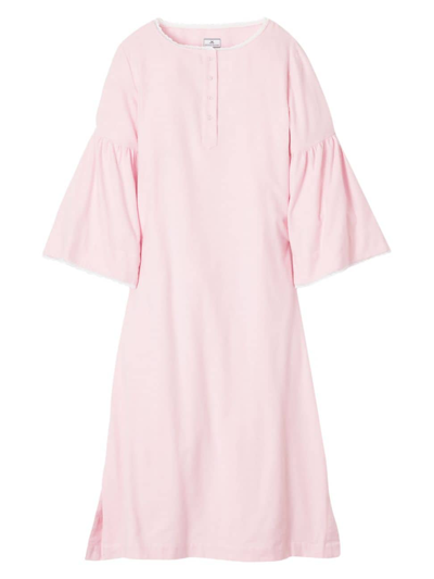 Petite Plume Flannel Seraphine Nightgown In Pink