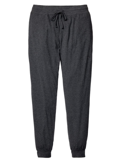 Petite Plume Men's Pima Cotton Drawstring Lounge Pants In Grey
