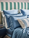 GINGERLILY SUMMERHILL BLUE PILLOWCASE & SHEETS COLLECTION
