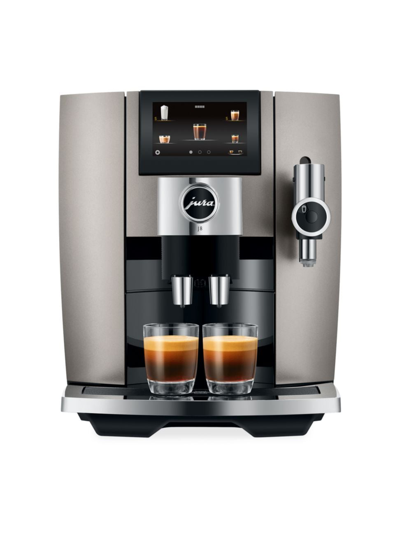 Jura J8 Automatic Coffee Machine In Midnight Silver