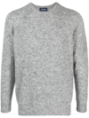 DRUMOHR GREY VIRGIN WOOL BLEND JUMPER