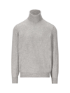 Brunello Cucinelli Turtle-neck Sweater In Ciottolo