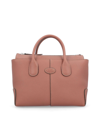 Tod's Di Small Tote Bag In Mogano