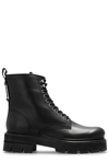 Dsquared2 Icon Clubbing Combat Boots In Nero