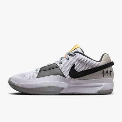 Nike Ja 1 Basketball Shoes In White/light Smoke Grey/black/phantom