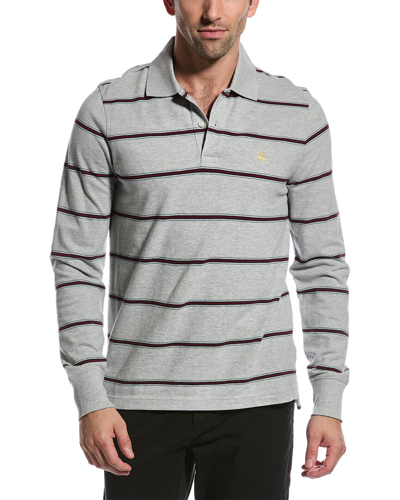 Brooks Brothers Regent Fit Polo Shirt In Grey
