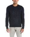 BROOKS BROTHERS BROOKS BROTHERS CLASSIC BRUSHED WOOL CREWNECK SWEATER
