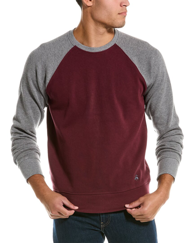 Brooks Brothers Big & Tall Cotton French Rib Sweatshirt | Burgundy | Size 3x In Red