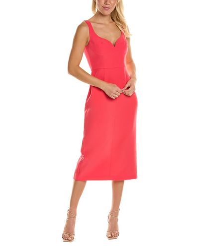Halston Women's Kaylie Sweetheart Sheath Dress In Cherry Pink
