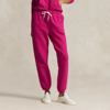 Polo Ralph Lauren Fleece Athletic Pant In Pink Sky