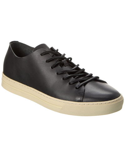 Vince Collins Leather Sneaker In Black