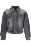 ANDERSSON BELL ANDERSSON BELL DENIM JACKET WITH WAVY DETAILS