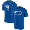 FANATICS SIGNATURE UNISEX FANATICS SIGNATURE ROYAL TORONTO BLUE JAYS ELEMENTS SUPER SOFT SHORT SLEEVE T-SHIRT