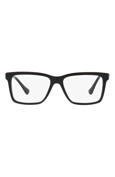 VERSACE 56MM RECTANGULAR OPTICAL GLASSES