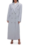 Good American Ponte Car Coat In Grey