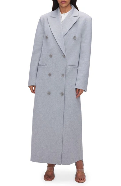 Good American Ponte Car Coat In Grey