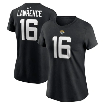 Nike Women's Trevor Lawrence Black Jacksonville Jaguars 2021 Nfl Draft First Round Pick Player Name Numbe