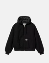 Carhartt Active Liner Fleece Hooded Jacket In Black