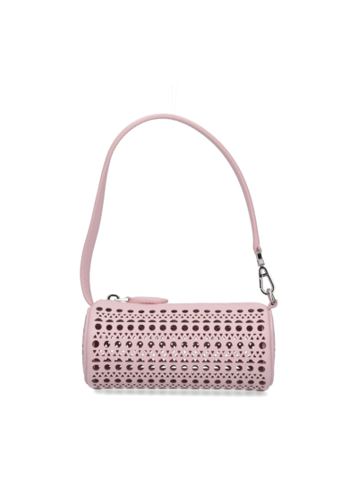 Alaïa Women Tube Mini Bag In Pink