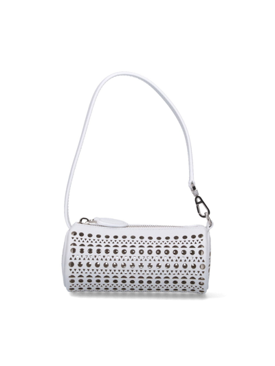 Alaïa Women Tube Mini Bag In White