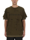 GIVENCHY DISTRESSED OVERSIZED T-SHIRT