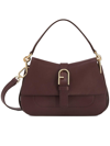 Furla Flow Medium Flap Top-handle Bag In Chianti