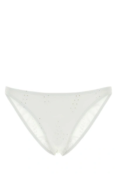 CHLOÉ CHLOE WOMAN WHITE PEAU DOUCE PERÃ¹ CHLOE X ERES BIKINI BOTTOM