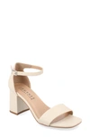 Journee Collection Valenncia Ankle Strap Sandal In Cream