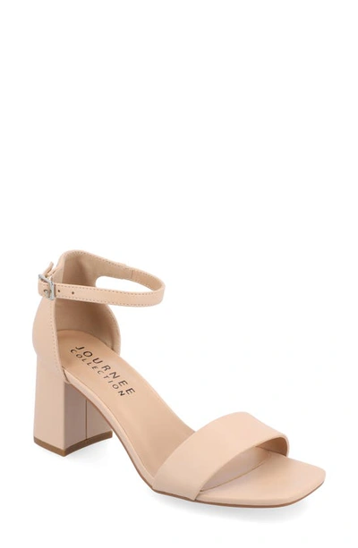 JOURNEE COLLECTION JOURNEE COLLECTION VALENNCIA SUPERNATURAL SHADES TRU COMFORT FOAM OPEN SQUARE TOE ANKLE STRAP SANDAL