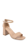 Journee Collection Valenncia Ankle Strap Sandal In Almond