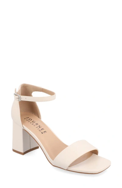 JOURNEE COLLECTION JOURNEE COLLECTION VALENNCIA SUPERNATURAL SHADES TRU COMFORT FOAM OPEN SQUARE TOE ANKLE STRAP SANDAL