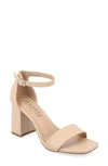 Journee Collection Valenncia Ankle Strap Sandal In Shell