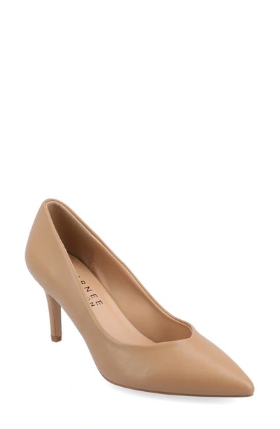 JOURNEE COLLECTION JOURNEE COLLECTION GABRIELLA SUPERNATURAL SHADES TRU COMFORT FOAM SLIP ON POINTED TOE PUMP