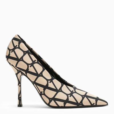 Valentino Garavani Toile Iconographe Pumps In Multi