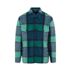 MONCLER MONCLER GRENOBLE CHECKED BUTTONED JACKET