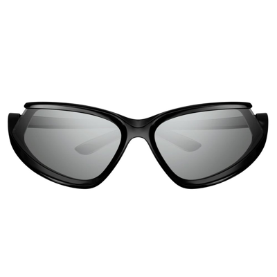 Balenciaga Eyewear Side Xpander Cat In Black