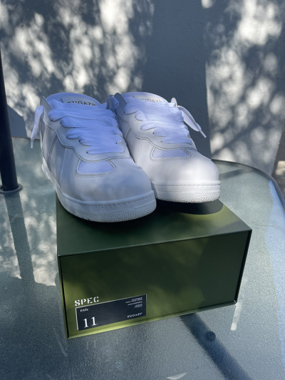 Pre-owned Fugazi Milk Fats Size 11 Shoes In White