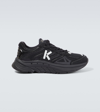 Kenzo Tech Runner Sneakers In Black