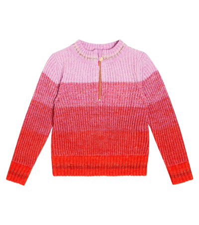 Scotch & Soda Kids' Striped Sweater In Multicoloured