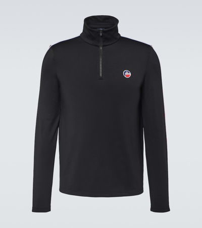 Fusalp Mario Iii Quarter-zip Jacket In Black