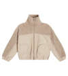 Brunello Cucinelli Paneled Cashmere-blend Jacket In Beige