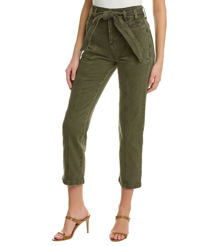HUDSON HUDSON JEANS UTILITY RIFLE GREEN STRAIGHT ANKLE JEAN
