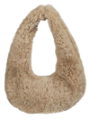 ANITA BILARDI ANITA BILARDI FAUX FUR SHOULDER BAG