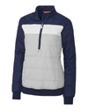 CUTTER & BUCK CBUK LADIES' THAW INSULATED PACKABLE PULLOVER JACKET