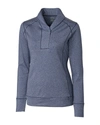 CUTTER & BUCK LADIES' SHORELINE HALF-ZIP JACKET