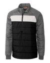 Cutter & Buck Thaw Insulated Packable Pullover In Black