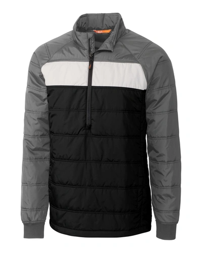 Cutter & Buck Thaw Insulated Packable Pullover In Black