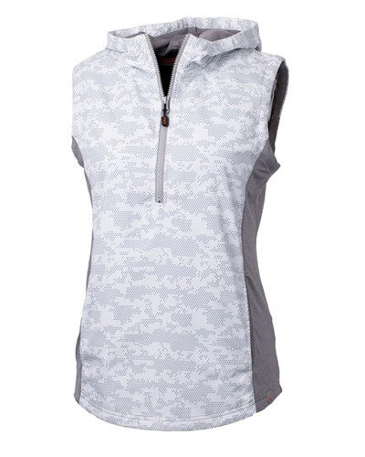 Cutter & Buck Cbuk Ladies' Swish Printed Sport Vest In Grey